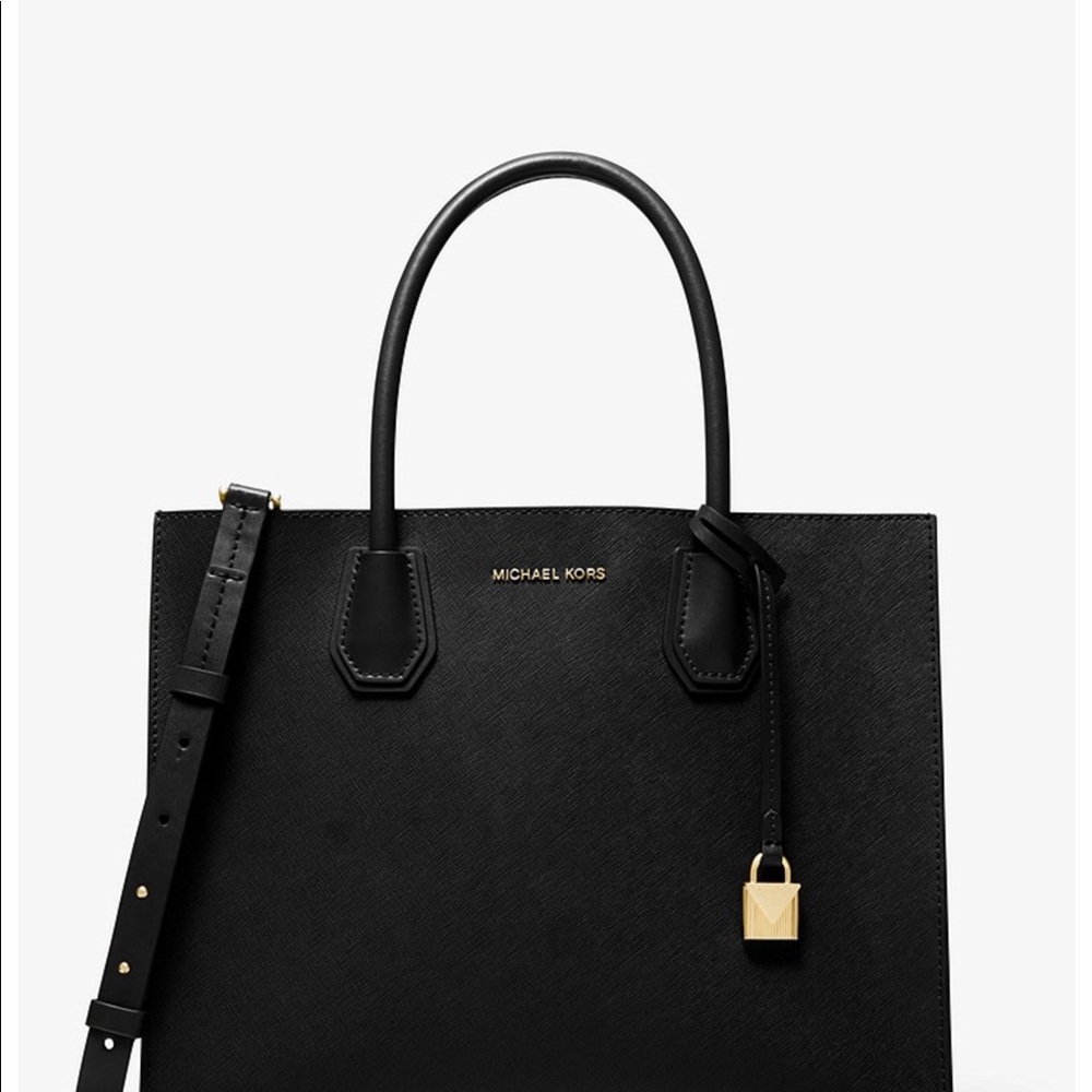 Brand new Michael KORS studio black leather tote